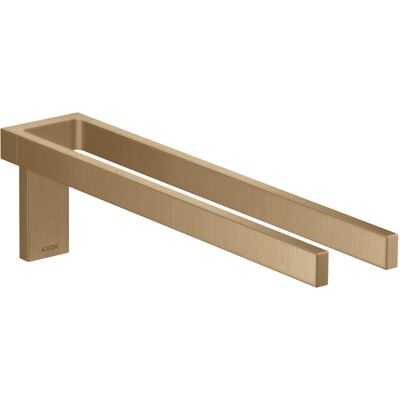 Support à serviettes rectangulaire AXOR Universal Hansgrohe - Montage mural, Métal, Bronze brossé - Publicité Support à serviettes rectangulaire AXOR Universal Hansgrohe - Montage mural, Métal, Bronze brossé - Publicité