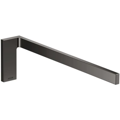 Support Mural Rectangulaire Universel AXOR de Hansgrohe - Chrome Noir Poli - 380mm - Publicité Support Mural Rectangulaire Universel AXOR de Hansgrohe - Chrome Noir Poli - 380mm - Publicité