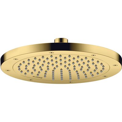 Hansgrohe AXOR Tête de Douche - Pluie - Or Poli - 245mm - Publicité Hansgrohe AXOR Tête de Douche - Pluie - Or Poli - 245mm - Publicité