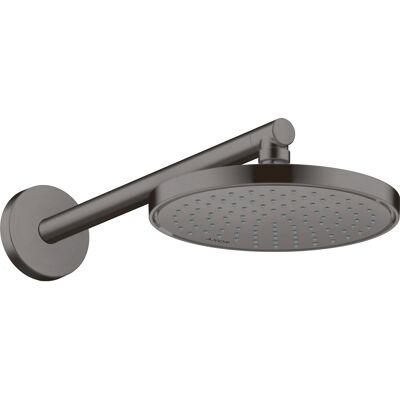 Hansgrohe AXOR Douchette 220 Chrome Noir Brossé - Pluie - Publicité Hansgrohe AXOR Douchette 220 Chrome Noir Brossé - Pluie - Publicité