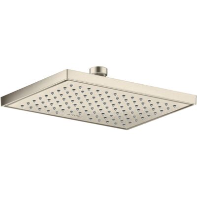Hansgrohe AXOR Douchette - Pluie, Nickel brossé, 245/185mm - Publicité Hansgrohe AXOR Douchette - Pluie, Nickel brossé, 245/185mm - Publicité