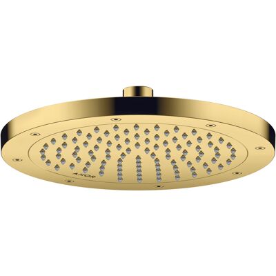 Hansgrohe AXOR Tête de douche - 245mm Rain - Or poli - Publicité Hansgrohe AXOR Tête de douche - 245mm Rain - Or poli - Publicité