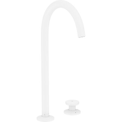 Hansgrohe AXOR One Mitigeur lavabo 2 trous - Blanc Mat - Publicité Hansgrohe AXOR One Mitigeur lavabo 2 trous - Blanc Mat - Publicité