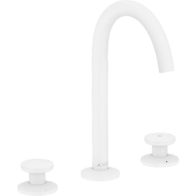 Hansgrohe Axor One Mitigeur - 3 trous, Blanc Mat, Projection 140mm - Publicité Hansgrohe Axor One Mitigeur - 3 trous, Blanc Mat, Projection 140mm - Publicité