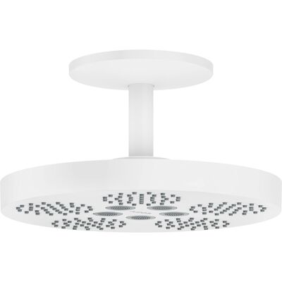 Hansgrohe Axor One Tête de Douche - 280mm, Blanc Mat, 2 Types de Jet - Douche - Publicité Hansgrohe Axor One Tête de Douche - 280mm, Blanc Mat, 2 Types de Jet - Douche - Publicité