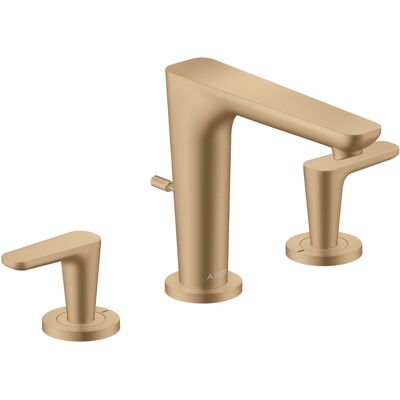 Robinet lavabo Hansgrohe Axor Citterio C - 3 trous, bronze brossé, portée 135mm - Publicité Robinet lavabo Hansgrohe Axor Citterio C - 3 trous, bronze brossé, portée 135mm - Publicité