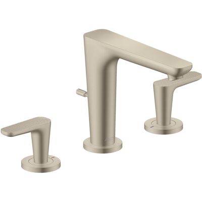 Robinet de salle de bains Hansgrohe Axor Citterio C - Nickel brossé, 3 trous - Publicité Robinet de salle de bains Hansgrohe Axor Citterio C - Nickel brossé, 3 trous - Publicité