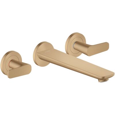 Robinet de baignoire Axor Citterio C Hansgrohe - Murale, bronze brossé, 3 trous - Publicité Robinet de baignoire Axor Citterio C Hansgrohe - Murale, bronze brossé, 3 trous - Publicité