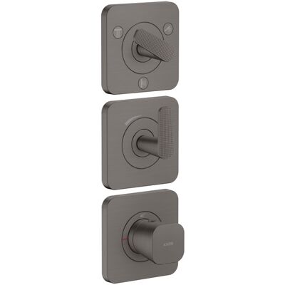 Hansgrohe Axor Citterio C Module Thermostatique - Chrome Noir Brossé - Encastré - Publicité Hansgrohe Axor Citterio C Module Thermostatique - Chrome Noir Brossé - Encastré - Publicité