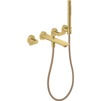 Hansgrohe Axor Citterio C Robinet de Baignoire - Brushed Brass - Montage Murale - Publicité Hansgrohe Axor Citterio C Robinet de Baignoire - Brushed Brass - Montage Murale - Publicité