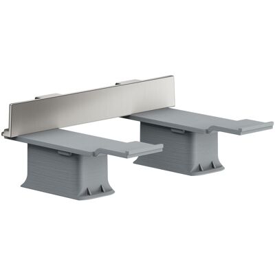 Hansgrohe Axor jeu d'adaptateurs 42870800 aspect acier inoxydable - Publicité Hansgrohe Axor jeu d'adaptateurs 42870800 aspect acier inoxydable - Publicité