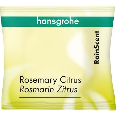 Hansgrohe RainScent Wellness Kit - Romarin / Agrumes - 5 pastilles de douche - Publicité Hansgrohe RainScent Wellness Kit - Romarin / Agrumes - 5 pastilles de douche - Publicité