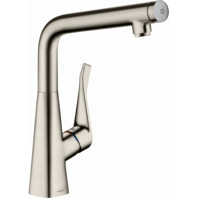 Hansgrohe Metris Select M71 Mitigeur Cuisine - Finition en Acier Inoxydable - Publicité Hansgrohe Metris Select M71 Mitigeur Cuisine - Finition en Acier Inoxydable - Publicité