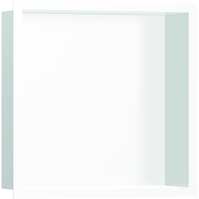 Hansgrohe XtraStoris Nicho Murale - Acier inoxydable - 300x300x100 mm - Publicité Hansgrohe XtraStoris Nicho Murale - Acier inoxydable - 300x300x100 mm - Publicité