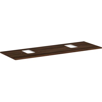 Console Hansgrohe Xelu Q - 2 Ouvertures - 1560x550 mm - Noyer Sombre - Publicité Console Hansgrohe Xelu Q - 2 Ouvertures - 1560x550 mm - Noyer Sombre - Publicité
