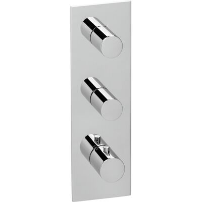 Herzbach Herzbach XL Module de Thermostat - Panneau Carré - Chrome - Module de Thermostat - Publicité Herzbach Herzbach XL Module de Thermostat - Panneau Carré - Chrome - Module de Thermostat - Publicité