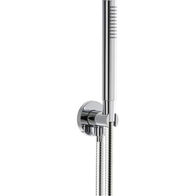 Ensemble Bain Herzbach Living Spa avec Support de Cône - Rond Chrome - Publicité Ensemble Bain Herzbach Living Spa avec Support de Cône - Rond Chrome - Publicité