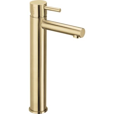 Herzbach Herzbach iX PVD Robinet en Acier - Axe Augmenté, 23,8cm, Un trou - Lavabo - Publicité Herzbach Herzbach iX PVD Robinet en Acier - Axe Augmenté, 23,8cm, Un trou - Lavabo - Publicité