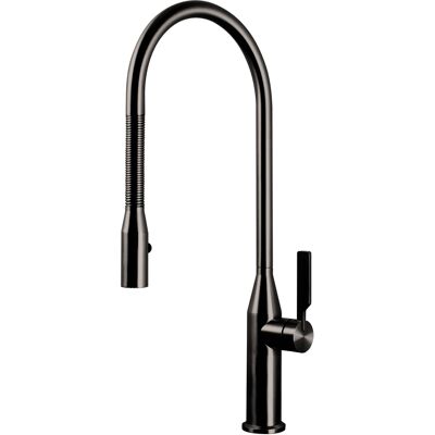 Robinet de Cuisine Herzbach en Acier Noir avec Bec Spirale - Cuisine - Publicité Robinet de Cuisine Herzbach en Acier Noir avec Bec Spirale - Cuisine - Publicité