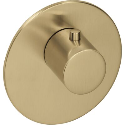 Ensemble de thermostat Herzbach XL Vario - Rond Brass Steel - Publicité Ensemble de thermostat Herzbach XL Vario - Rond Brass Steel - Publicité