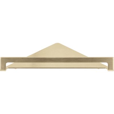 Herzbach Herzbach Living Eckablage - Etagère d'angle pour douche - 216mm Acier laiton - Publicité Herzbach Herzbach Living Eckablage - Etagère d'angle pour douche - 216mm Acier laiton - Publicité