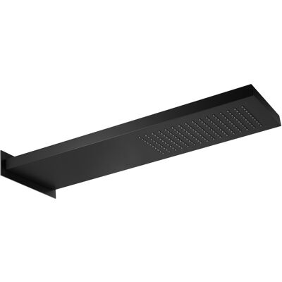 Herzbach Deep Black Pomme de douche pluie 537x165mm - Douche murale - Publicité Herzbach Deep Black Pomme de douche pluie 537x165mm - Douche murale - Publicité