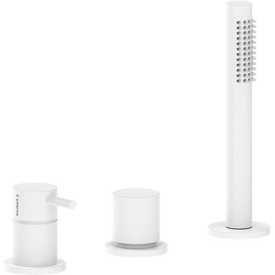 Herzbach Siro Robinet de baignoire à trois trous - Accessoires de salle de bain - Publicité Herzbach Siro Robinet de baignoire à trois trous - Accessoires de salle de bain - Publicité