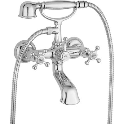 Mitigeur Anais Herzbach Blanc-Or - Baignoire et Douche - Publicité Mitigeur Anais Herzbach Blanc-Or - Baignoire et Douche - Publicité