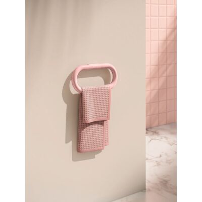 Anneau de serviette ovale rose Barbie x HEWI - Accessoire salle de bain - Publicité Anneau de serviette ovale rose Barbie x HEWI - Accessoire salle de bain - Publicité