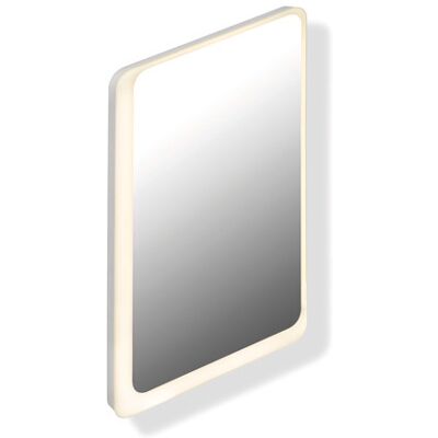 Miroir de salle de bain HEWI 57 x 100 cm LED avec éclairage blanc chaud - Publicité Miroir de salle de bain HEWI 57 x 100 cm LED avec éclairage blanc chaud - Publicité