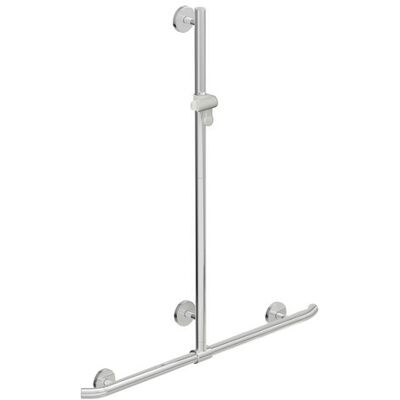 Barre de douche Warm Touch HEWI - Réglable, Polyamide Chromé - Publicité Barre de douche Warm Touch HEWI - Réglable, Polyamide Chromé - Publicité