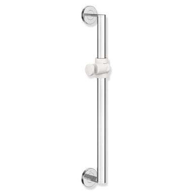 HEWI System 900 Barre de support de douche - Support pour douchette à main - Acier inox 600mm - Publicité HEWI System 900 Barre de support de douche - Support pour douchette à main - Acier inox 600mm - Publicité