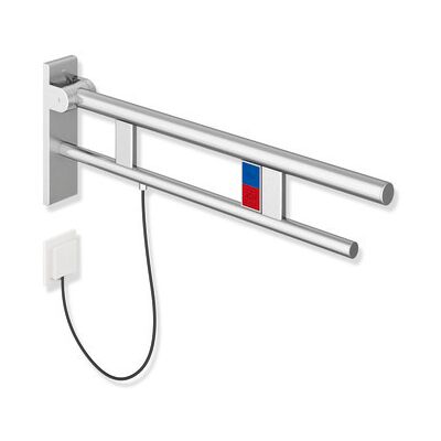 Bras de support WC HEWI System 900 - 700mm, Inox, Gauche - Publicité Bras de support WC HEWI System 900 - 700mm, Inox, Gauche - Publicité