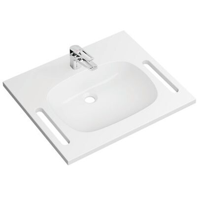 Hewi M40 Ensemble lavabo en fonte minérale - Blanc - Ensemble de lavabo - Publicité Hewi M40 Ensemble lavabo en fonte minérale - Blanc - Ensemble de lavabo - Publicité