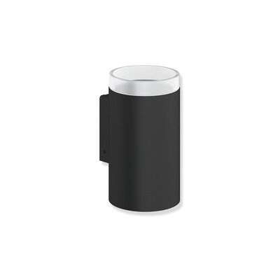 Hewi System 900 Verre cylindrique noir mat profond - Verre avec support - Publicité Hewi System 900 Verre cylindrique noir mat profond - Verre avec support - Publicité