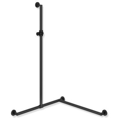 Barre de Douche System 900 HEWI Noir Mat - Poignée de Sécurité - Publicité Barre de Douche System 900 HEWI Noir Mat - Poignée de Sécurité - Publicité