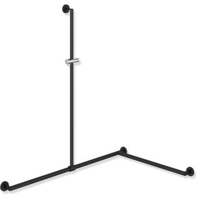 Hewi Noir / Chrome Système 900 Barre d'appui pour Douche - Type de Douche - Publicité Hewi Noir / Chrome Système 900 Barre d'appui pour Douche - Type de Douche - Publicité