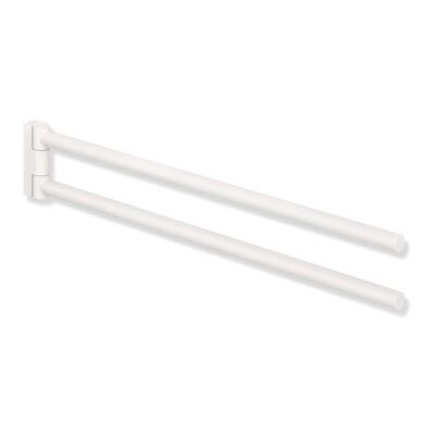 Portemanteau Double HEWI 44,5 cm Blanc Laqué - Porte-serviettes - Publicité Portemanteau Double HEWI 44,5 cm Blanc Laqué - Porte-serviettes - Publicité