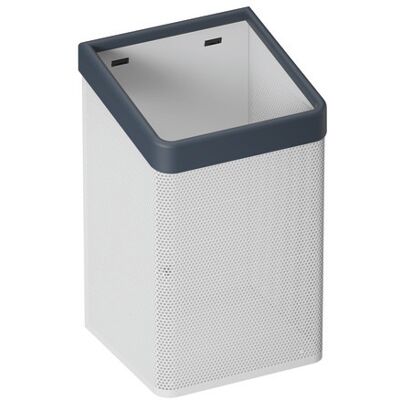 Panier à essuie-tout Hewi 477 - En tôle perforée, dessus en plastique - Accessoire salle de bain - Publicité Panier à essuie-tout Hewi 477 - En tôle perforée, dessus en plastique - Accessoire salle de bain - Publicité