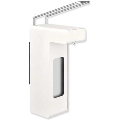 Hewi System 900 Distributeur de savon et désinfectant inox blanc - Système 900 - Publicité Hewi System 900 Distributeur de savon et désinfectant inox blanc - Système 900 - Publicité