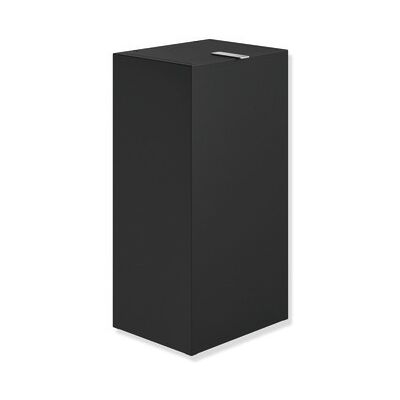 Hewi System 900 Poubelle à papier - 25L acier inoxydable noir mat avec couvercle - Publicité Hewi System 900 Poubelle à papier - 25L acier inoxydable noir mat avec couvercle - Publicité