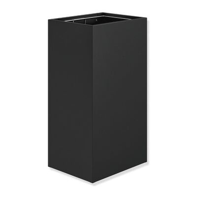 Poubelle Noire Hewi System 900 - 60L Fixée au Mur - Publicité Poubelle Noire Hewi System 900 - 60L Fixée au Mur - Publicité