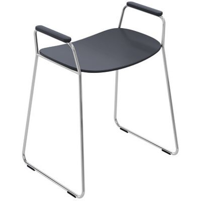 Hewi 950 Tabouret de douche - Poignées de support, Gris anthracite - Publicité Hewi 950 Tabouret de douche - Poignées de support, Gris anthracite - Publicité