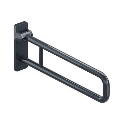 HEWI Barre de soutien 801 - Support de WC, 750mm, gris anthracite - Publicité HEWI Barre de soutien 801 - Support de WC, 750mm, gris anthracite - Publicité