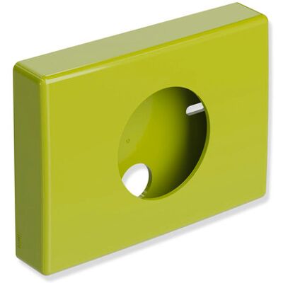 Hewi - Distributeur de sacs hygiéniques en polyamide vert pomme - Fixation murale - Publicité Hewi - Distributeur de sacs hygiéniques en polyamide vert pomme - Fixation murale - Publicité