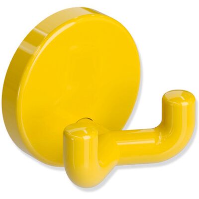 Hewi Modèle 801 Crochet Double - Jaune moutarde, 31mm Profondeur, Rosette 40mm - Crochet Double - Publicité Hewi Modèle 801 Crochet Double - Jaune moutarde, 31mm Profondeur, Rosette 40mm - Crochet Double - Publicité