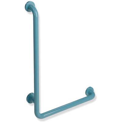 Poignée coudée HEWI Série 801 500mm Bleu aqua - Poignée de soutien - Publicité Poignée coudée HEWI Série 801 500mm Bleu aqua - Poignée de soutien - Publicité