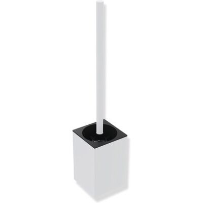 Ensemble de brosse WC Hewi System 900 Q - Design carré géométrique - Publicité Ensemble de brosse WC Hewi System 900 Q - Design carré géométrique - Publicité