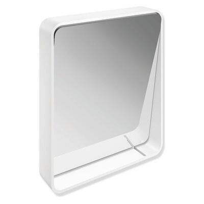 Hewi Blanc Mat Profond 800 - Miroir Rectangulaire 580x680 mm - Publicité Hewi Blanc Mat Profond 800 - Miroir Rectangulaire 580x680 mm - Publicité