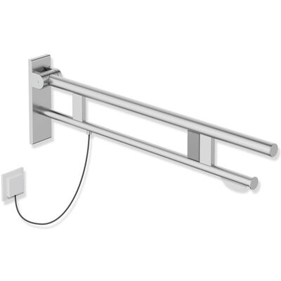 HEWI System 900 Support Rail - Barre d'appui avec porte-papier WC et bouton de rinçage - Publicité HEWI System 900 Support Rail - Barre d'appui avec porte-papier WC et bouton de rinçage - Publicité
